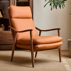 Elegant apricot color armchair