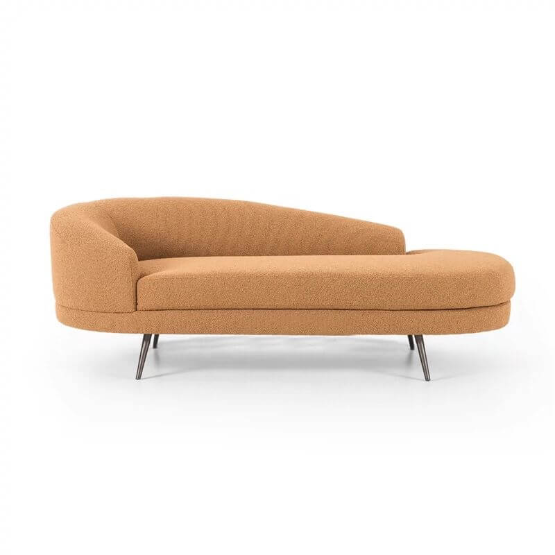 Left-arm chaise chair in a modern living room setting