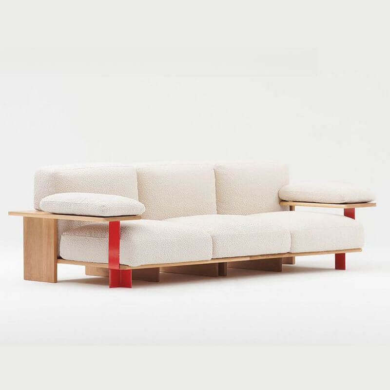 Elegant three-seat sofa