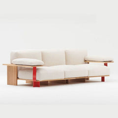 Elegant three-seat sofa