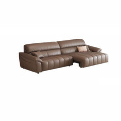 Sofa with plush cushions