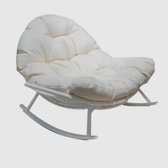 Art Deco rocking chair in outdoor setting