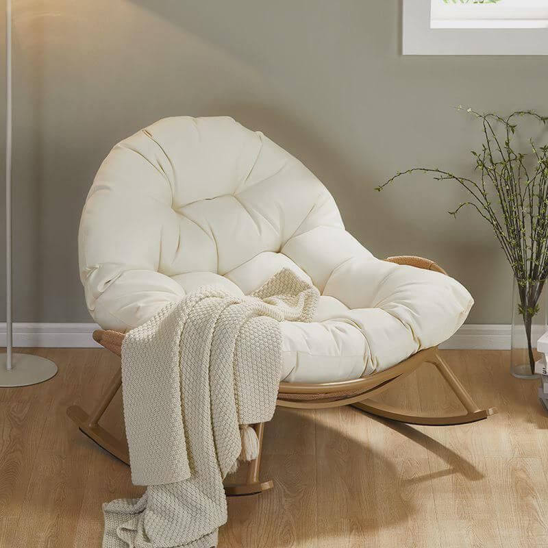 Art Deco Polsterfrontporch-Schaukelstühle: Wasserdicht und bequem gepolstert Zweitbild