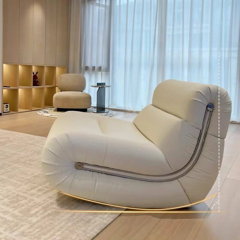 Fauteuil à bascule rembourré Art Défiant les rayures et Confortable Image secondaire du produit