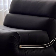 Modern design of upholstered rocking armchair