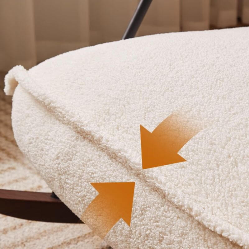 Stylish design of indoor upholstered rockers