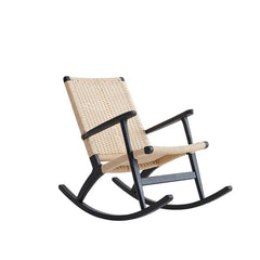 Single seat wicker rocking chair for relaxation