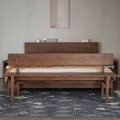 Modern bedroom bench with rear seat back