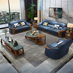 Azure Flared Arm Sofa in modern living room