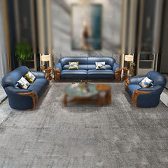 Azure Loveseat with flared arms