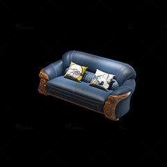 Azure Sofa with plush cushions