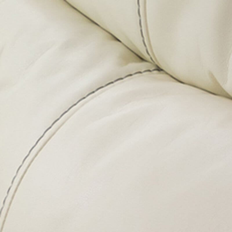 Beige oversized rocking chair