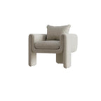 Elegant foam cushion barrel chair