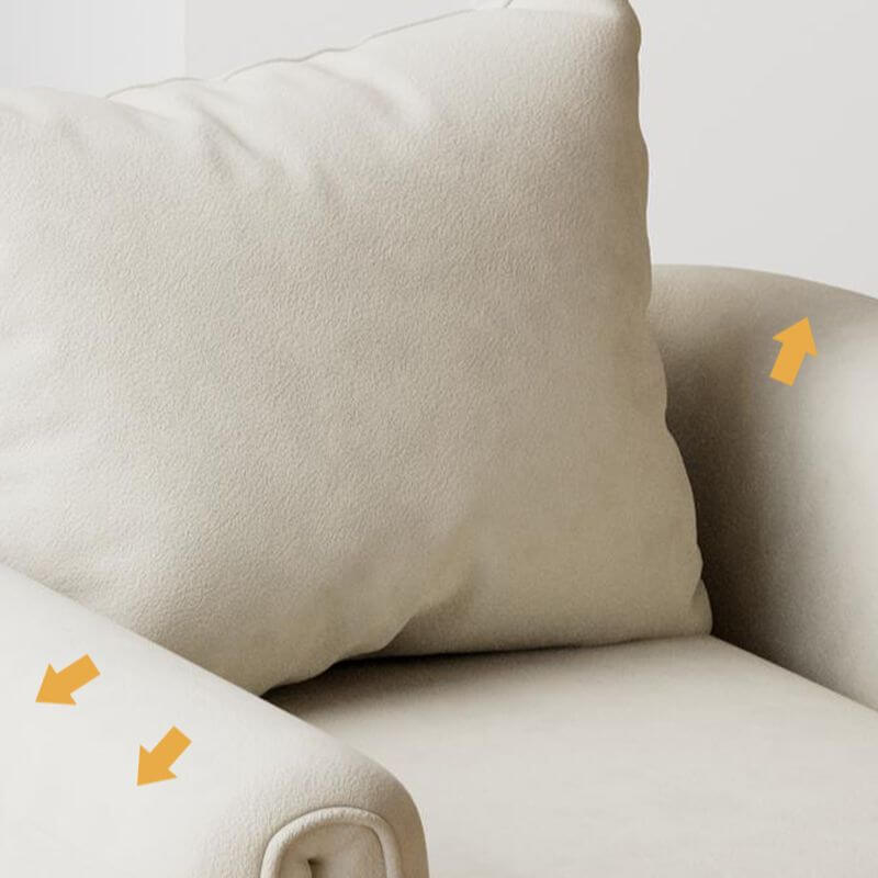 Elegant foam cushion barrel chair