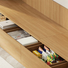 Practical storage inside modern sofa