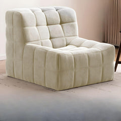 Stylish biscuit back design of side chair