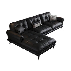 Stylish Black Upholstered Recliner