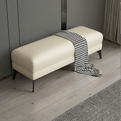 Decorative black footstool enhancing interior design