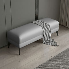 Sleek rectangular footstool for contemporary furniture