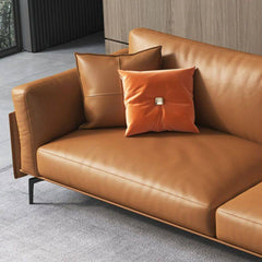 ergonomic leather sofa