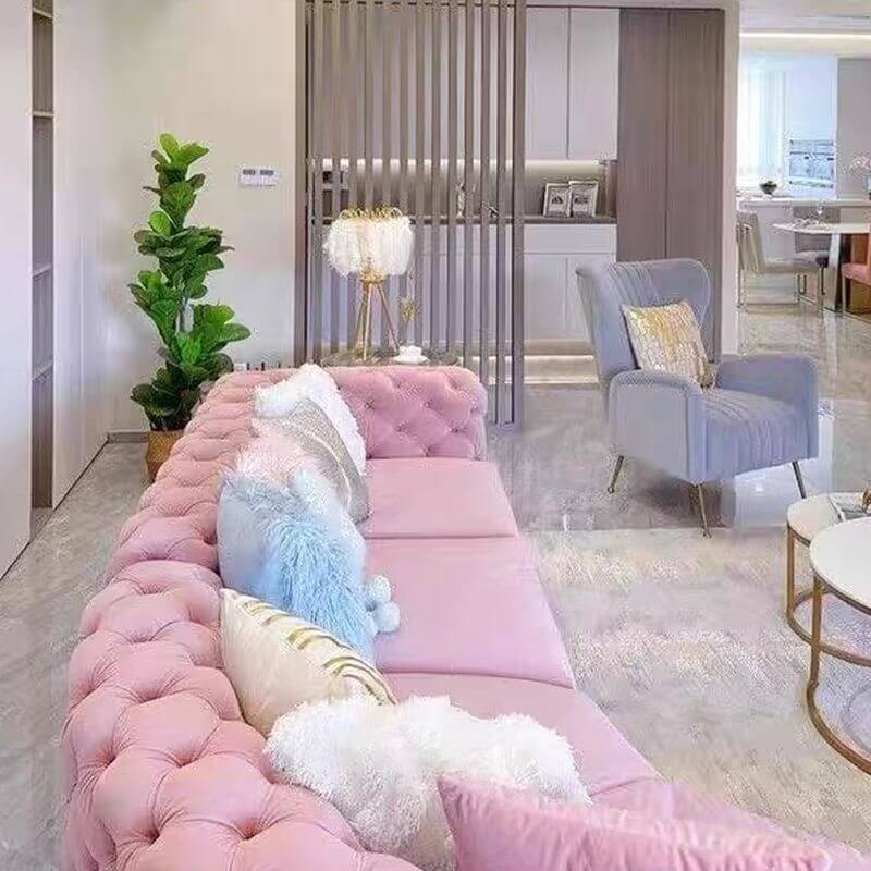 Chaise lounge detail of the Carnation Sofa