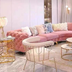 Chic interior with Carnation L-Shape Sofa