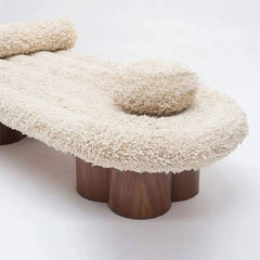 stylish upholstered sitting bench