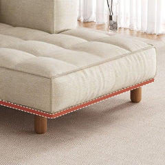 Light gray casual chaise for elegant settings