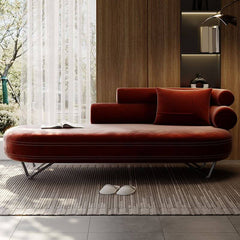 Casual Indoor Chaise in Solid Color