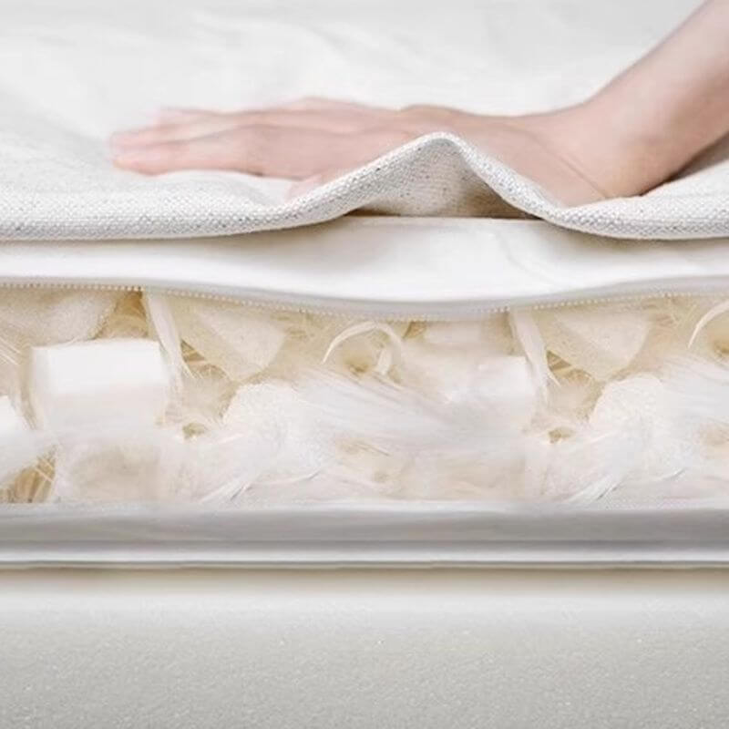 Cozy 4-seater sofa against a stylish backdrop