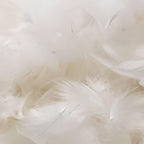 Stylish ivory three-seat sofa