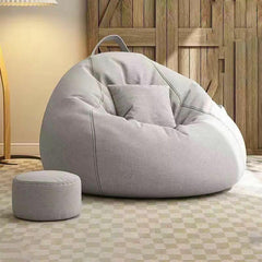 Large Oversized Bean Bag Set in Grey