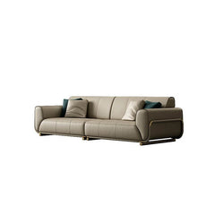 Modern sofa with square arms