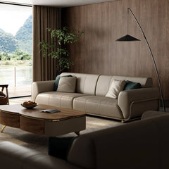 Stylish cream sofa for living room