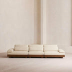 Modern square arm sofa