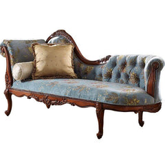 reclining floral chaise chair