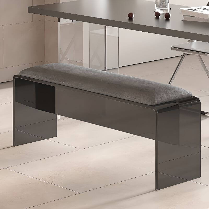 Modern living room with acrylic accent furniture