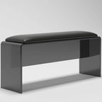 Compact size accent bench for small spaces