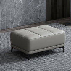 Stylish black leg footstool in contemporary decor