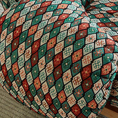 Comfortable rocking chair cushion detail