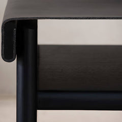 Elegant black seat stool