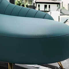 contemporary chaise armchair with plush cushion