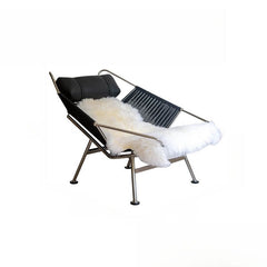 Durable metal frame recline chair