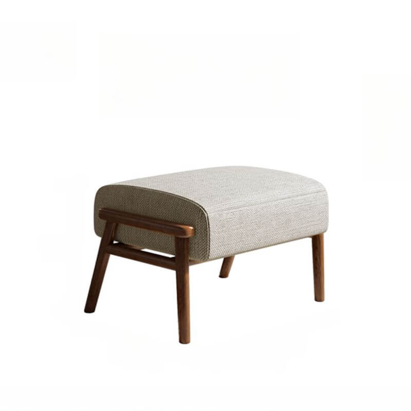 White upholstered furniture piece