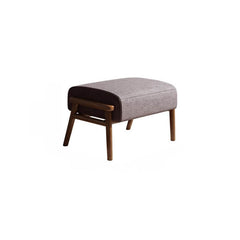 Light gray upholstery stool