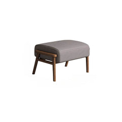 Oatmeal upholstered accent stool