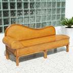 Modern chaise lounge with round arm