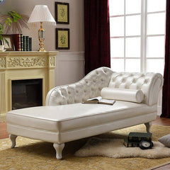 Modern Wood Frame Chaise Lounge