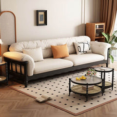 Ivory sofa in modern living room