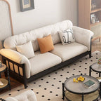 Elegant sofa with armrest